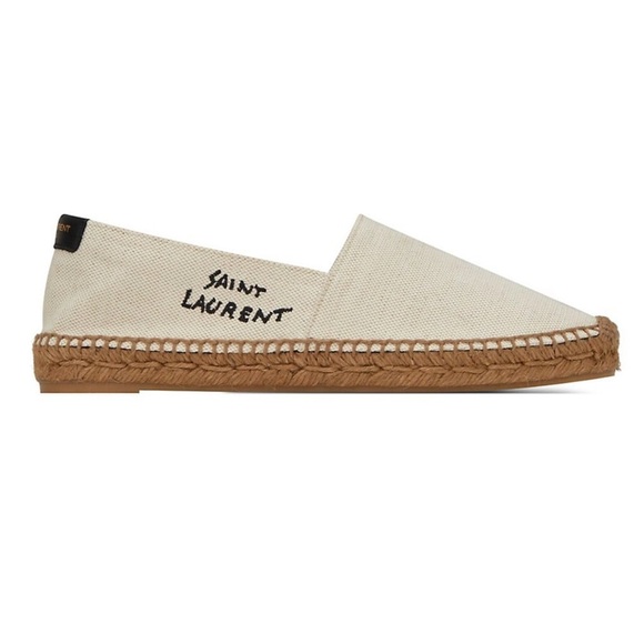 YSL Saint Laurent Signature Canvas Espadrilles Men’s EU 40.5/US 7.5 - Picture 1 of 8